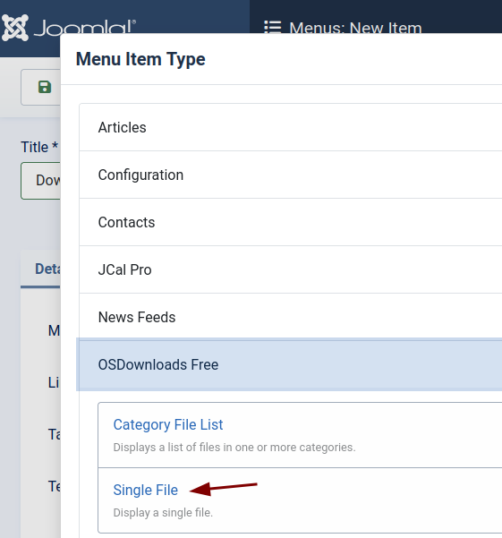 the single file link