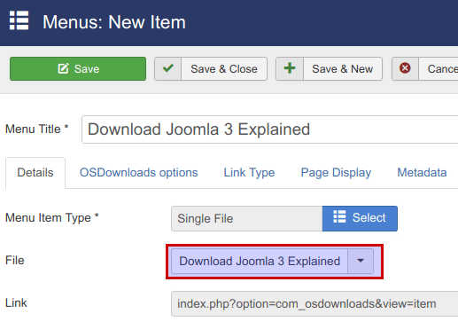 make sure the file field displays required file