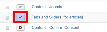 make sure tabs and sliders joomla plugin is enabled