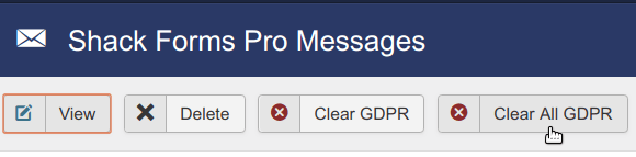 clear all gdpr