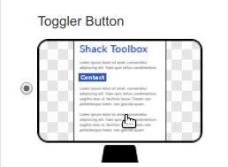 toggler button setting