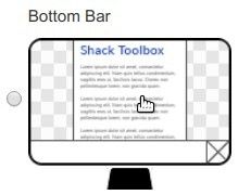 bottom bar setting