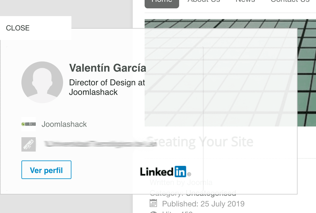 linkedin badge with shack toolbox