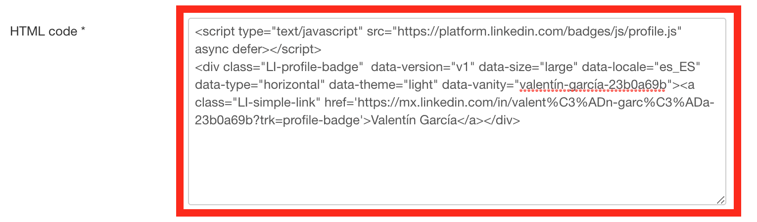 linkedin badge with shack toolbox