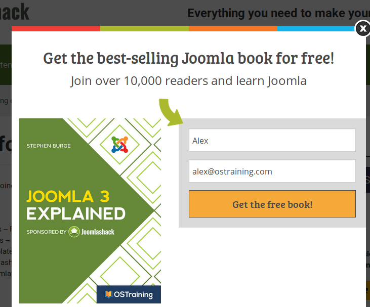 free book offer form