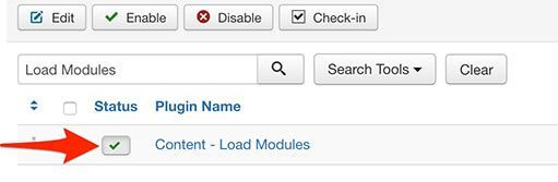 Check your new Joomla module