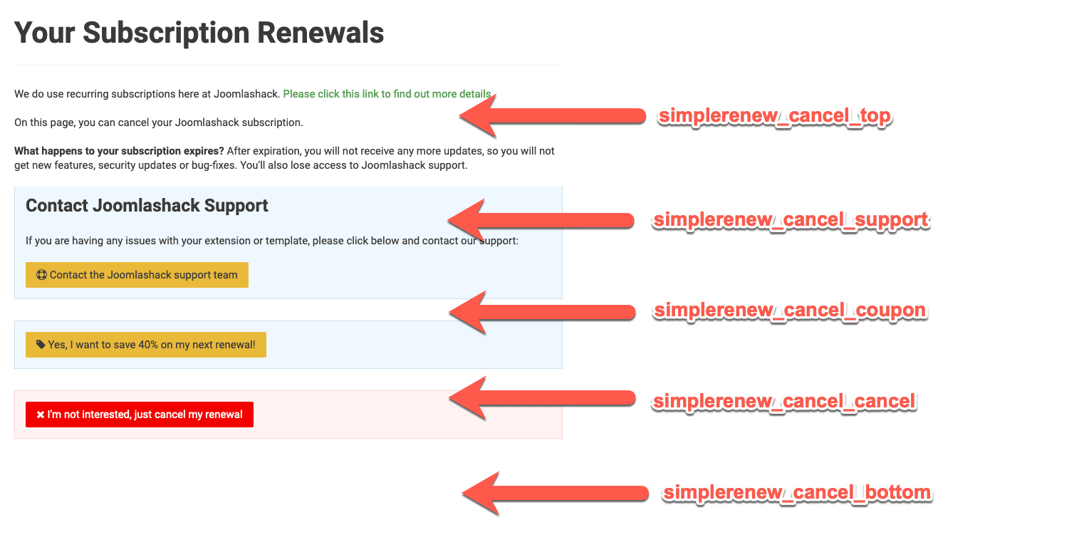 renew modules