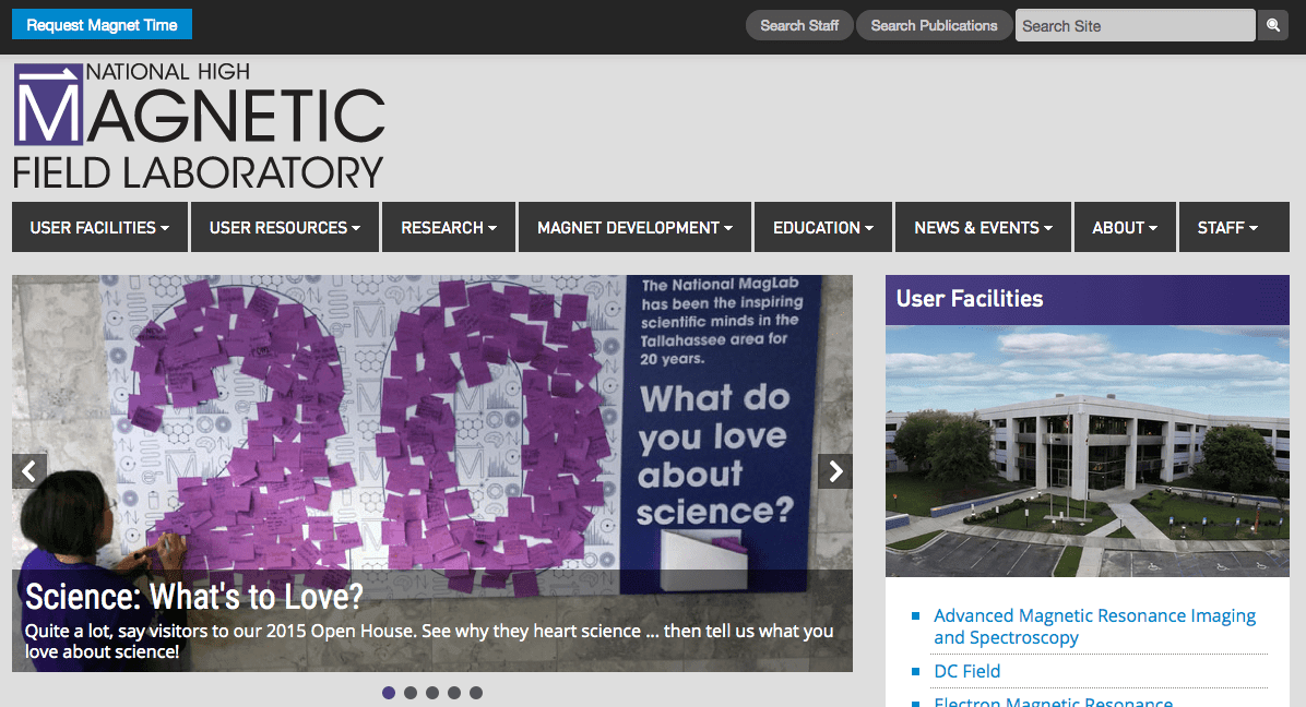 new maglab site