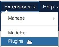 go to extensions plugins