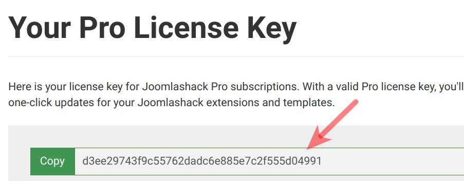 Where to Find the Joomlashack License Key