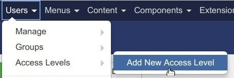add new access level