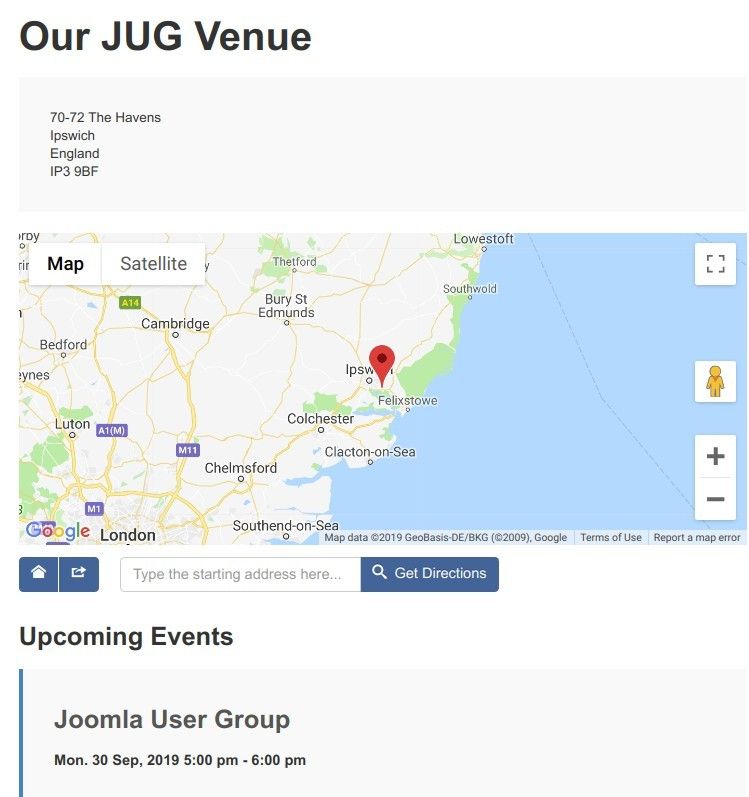 Google Maps JS API