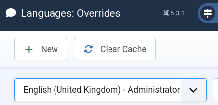 the english united kingdom administrator option