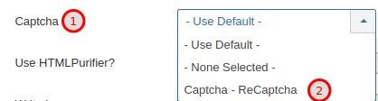 Jcal Pro Captcha setting