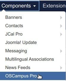 go to components oscampuspro