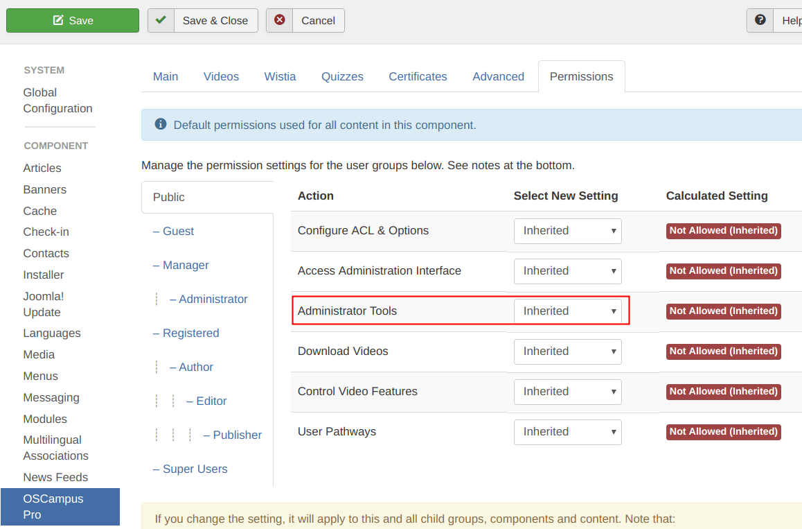 administrator tools