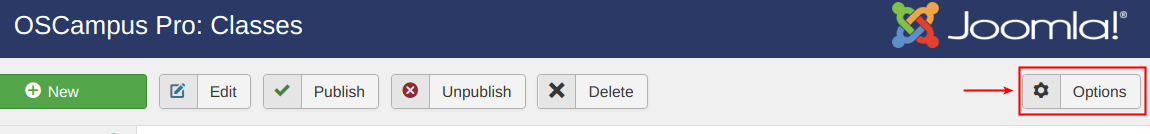 click options