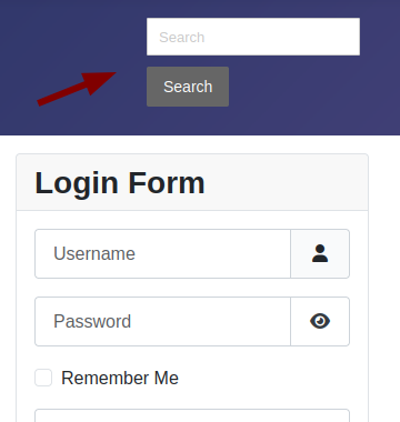 the modified search module