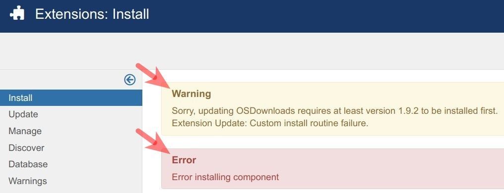 at least version 1.9.2 required
