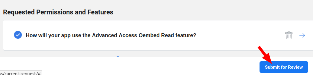 click submit for review