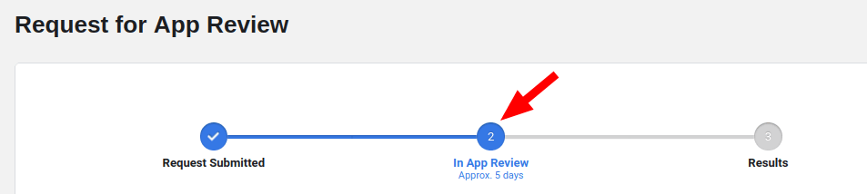 the in app review step is now blue
