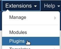 go to extensions plugins