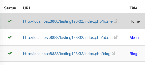 Links in a OSMap HTML sitemap