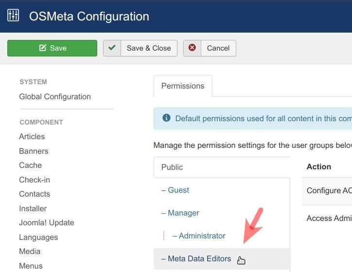 click meta data editors