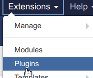 go to extensions plugins