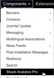 go to components shack analytics pro