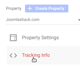 click tracking info