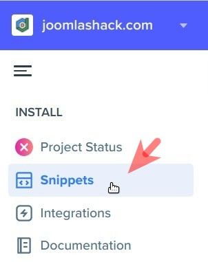 click snippets
