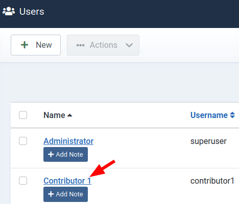 user contributor1 link