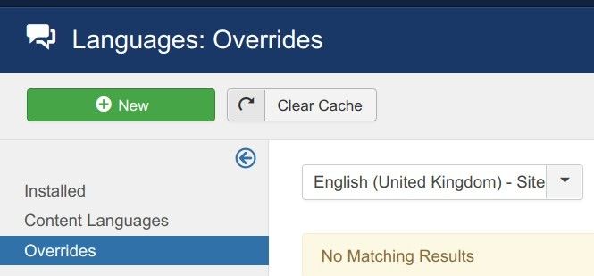 joomla language override tool