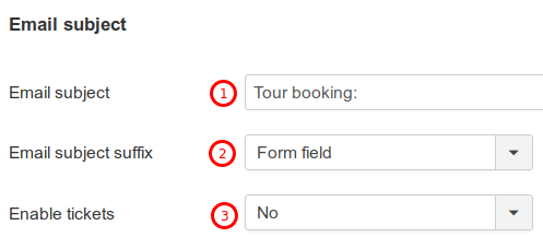 set custom text set prefix to form field