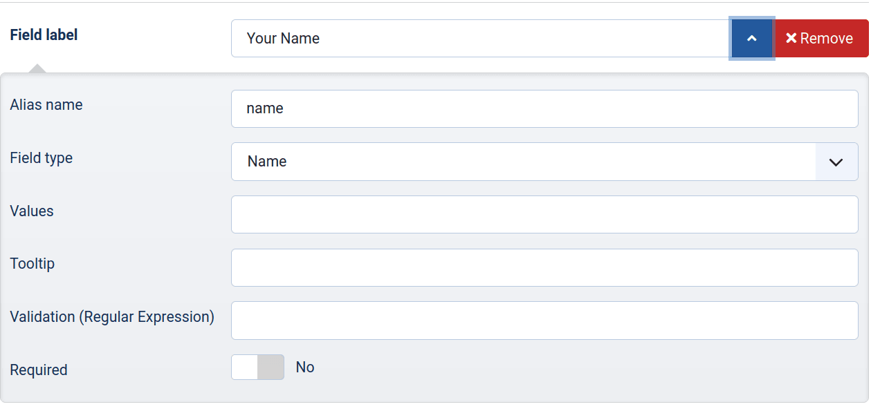 field options