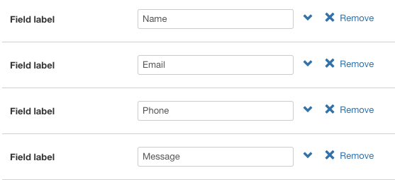 sample contact form