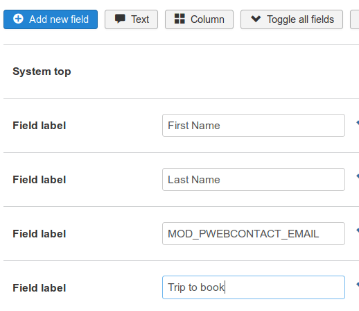 basic form backend