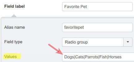 enter pets name separated by the pipe symbol