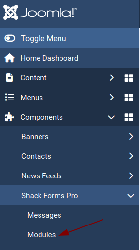 click modules