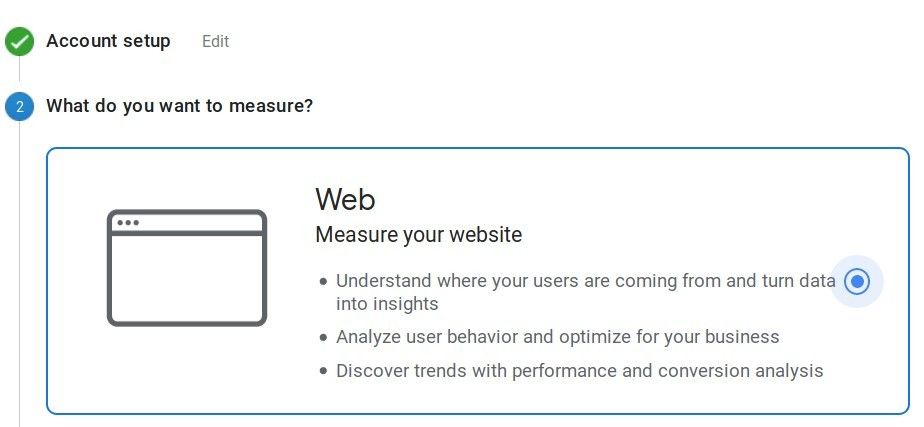 click measure your web