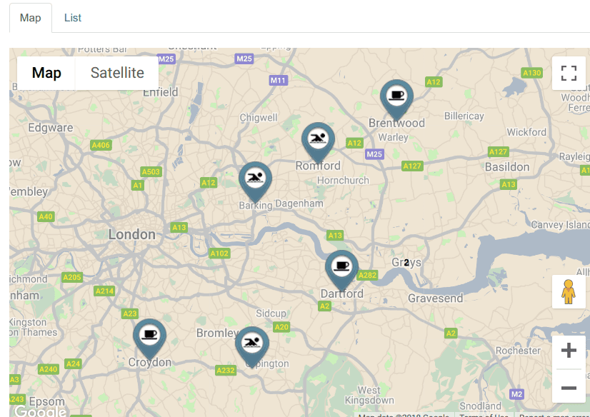 pale dawn Joomla maps style