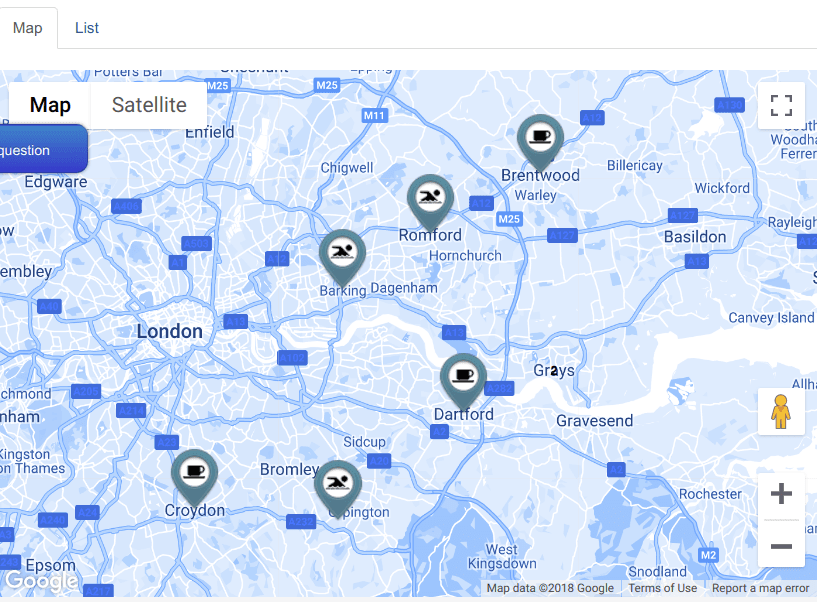 blueish Joomla maps style