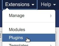 go to extensions plugin