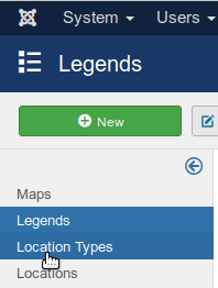 click location types