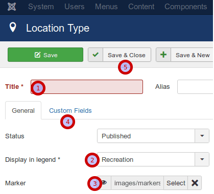 create location type