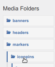 click iconpins