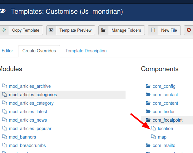 click comfocalpoint location