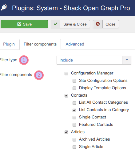 select components