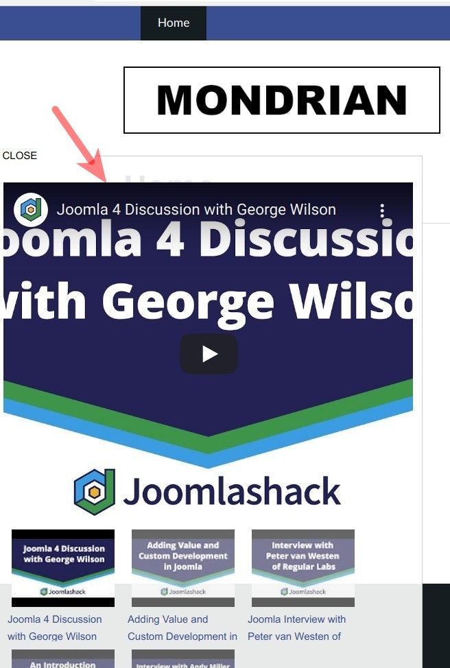 joomlashack playlist inside the youtube gallery popup